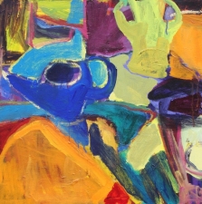 1605. Still Life with Blue Teapot 24x36